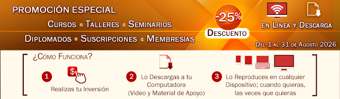 25% de Descuento en Toda la Capacitación